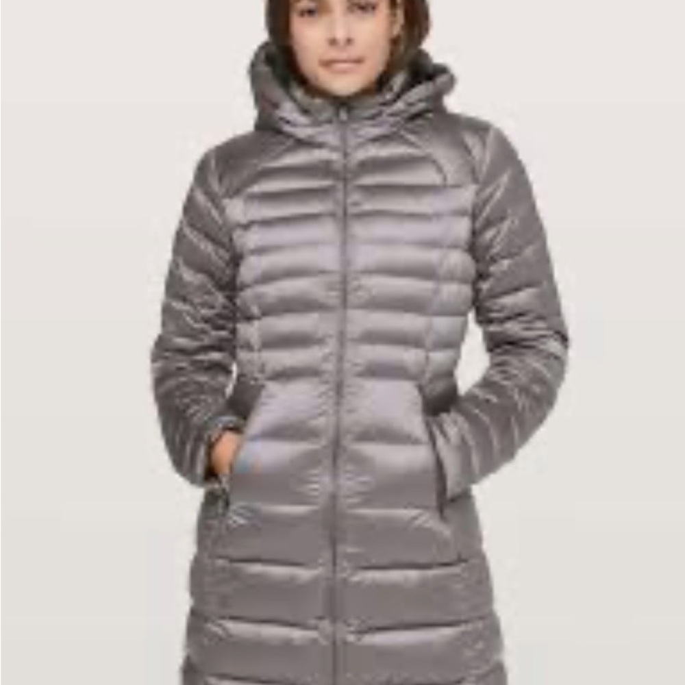 Lululemon Athletica Silver  Jacket with removable hood
